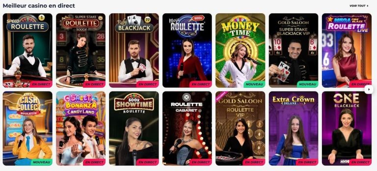 Greatwin Casino jeux live