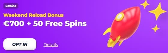 Greatwin Casino weekend reload bonus