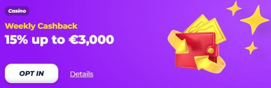 Greatwin Casino weekly cashback